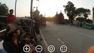 360 Degree View Alia Bhatt Enjoys Beating Retreat Ceremony at Wagah [upl. by Ettenhoj]