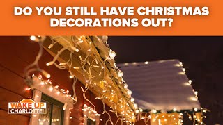 When should you take down Christmas decorations WakeUpCLT To Go [upl. by Katonah3]