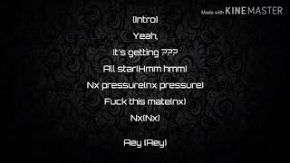 Scarlxrd Nx Pressure Lyric Video [upl. by Htenaj]