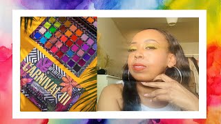 FULL FACE  BPERFECT X STACEY MARIE CARNIVAL 3 PALETTE [upl. by Lanae812]