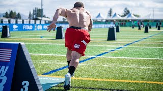 Event 11  Sprint Sled Sprint  2020 CrossFit Games [upl. by Catherine562]