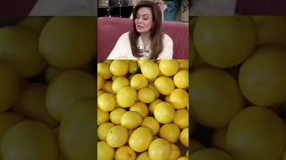 Sadia Imam ne lemon 🍋juice ko store Krny ki secret recipe bta di how to store lemon juice shorts [upl. by Nylireg754]