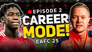 MAN UTD FC 25 CAREER MODE EPISODE 2 [upl. by Nnylirehs]