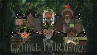 20 GRUNGE FAIRYCORE ROBLOX OUTFITS [upl. by Thynne]