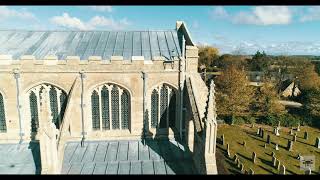 Fotheringhay Church  The Jewel of Northamptonshire  Best aerial content of this structure [upl. by Otrebide]