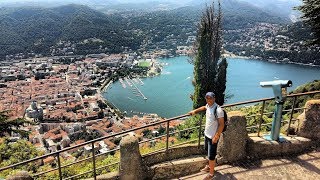 Lac de Côme Lago di Como  Italie [upl. by Eilahtan]