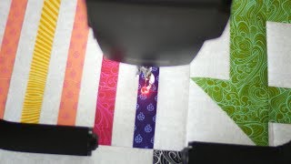 Tutorial using the Needle Point Laser on the BERNINA Q 24 or Q 20 longarm quilting machine [upl. by Alyk764]