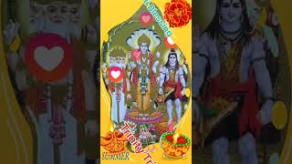 Tridev Trimurti Brahma Vishnu Maheshwar bhakti songs Aarti shorts ytshort ytshorts yt ytshort [upl. by Kermy]