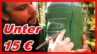 LIDL SCHLAFSACK 🤔 Günstig und Gut   Für Outdoor Camping Bushcraft Schlafsack [upl. by Nawyt]