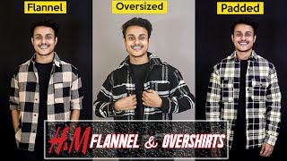 BEST HampM Flannel amp OverShirts  How to pick the correct OverShirt  HampM sale 2023 [upl. by Robby]