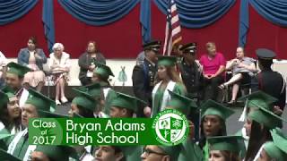 Bryan Adams High School Graduation 2017 [upl. by Akisey]