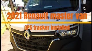 2021 Renault master van GPS tracker installation [upl. by Yessydo]