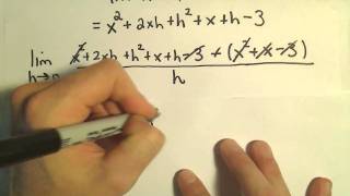 Derivative Using the Definition Example 2 [upl. by Burgess]