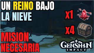 UN REINO BAJO LA NIEVE  🚨MISION NECESARIA🚨  ESPINA DRAGON 46 ACTUALIZADO  GENSHIN IMPACT [upl. by Akinej]