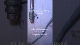 Is a gas cooker bayonet fitting allowed to be left un capped after changing to electric [upl. by Yllehs]