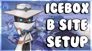 Cypher Setups Icebox B Site  Valorant [upl. by Fortier]