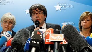 Puigdemont anuncia quotHe emprendido ya el viaje de regreso desde el exilioquot [upl. by Pride]