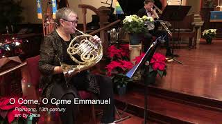 O Come O Come Emmanuel arr Price 2020 QuintEssentially Brass Brass Quintet [upl. by Nataline308]