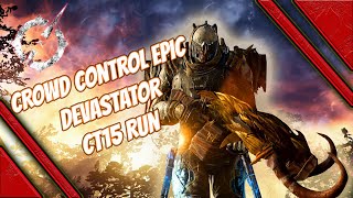 Outriders devastator coop CT15 run  Crowd control support anomaly  multiplayer group epic armor [upl. by Calondra553]