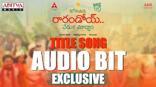 Nee Vente Nenunte Video Song  Raarandoi Veduka Chuddam Video Songs  NagaChaitanya RakulDSP [upl. by Alenas]