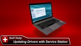 Toshiba HowTo Updating drivers and software using Toshiba Service Station [upl. by Caras198]