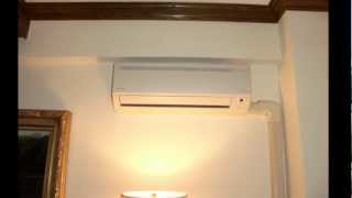 Customs Installation of Ductless Mini split in NYCwmv [upl. by Enelrihs]