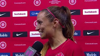 Shelina Zadorsky comments after todays 20 victory over Mexico [upl. by Rma]