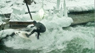 Surfen zwischen Eis und Schnee  Wintersport für Hartgesottene [upl. by Leggett]