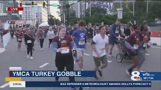 YMCA Turkey Gobble draws thousands helps cancer survivors [upl. by Giffie]