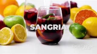 Red Wine Sangria Cocktail Recipe [upl. by Rochell]