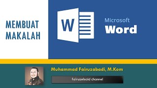 Membuat Makalah Menggunakan Microsoft Word [upl. by Bonacci]