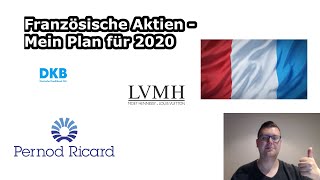 Französische AKtien  Mein Plan für 2020 [upl. by Kevina]