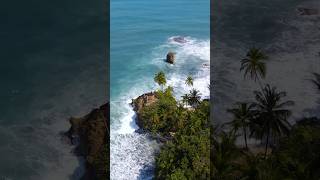 Primer Short 🎥 Primer videito del drone 🚁 Reserva Gandoca Manzanillo costarica djimavicair2 [upl. by Fenn]