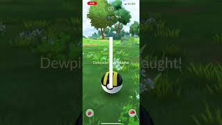 Shiny Dewpider caught during spotlight hour in pokemongo [upl. by Johny724]