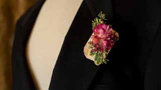 Easy NoPin Boutonniere [upl. by Nomead810]