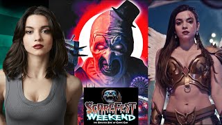 4 Questions for Sienna From Terrifier 2 Lauren LaVera [upl. by Aimehs]