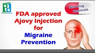 FDA approved Ajovy Injection for Migraine Prevention [upl. by Acinorav264]