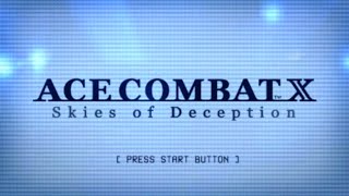 Ace Combat X Skies Of Deception  Mission 01 Test GamePlay [upl. by Anerac531]