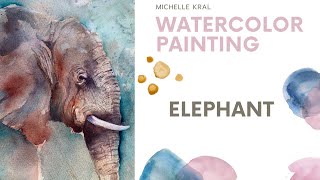 Vibrant Watercolour Elephants Watch How They Come To Life [upl. by Luoar]