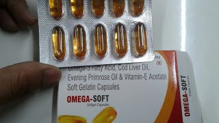 Omega 3 fatty acids capsules  uses  doses  full review in hindi [upl. by Ttnerb244]