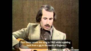 Paul Simon sings Homeward Bound live in the studio [upl. by Linder960]