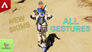 New Legendary Skin for Horizon Star Gazer All Gestures Apex Legends  VOD  Jul24 [upl. by Gisella]