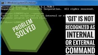 Git is not recognized as internal or external command  how to download git for windows [upl. by Hans]