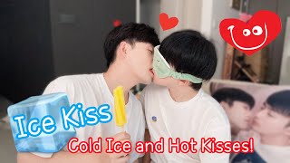 Ice Pop Kissing Challenge🧊💋🔥So Hot  Tongue Kiss is The BEST Gay Couple LucasampKibo BL [upl. by Aluap]