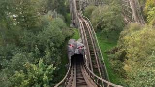 Tonnerre 2 Zeus front seat UHD5k POV Parc Astérix Asterix Plailly France [upl. by Reteid]