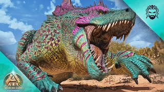 How to Tame the New Fasolasuchus in ARK Scorched Earth [upl. by Ainak]