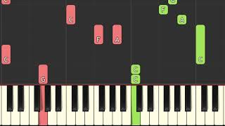 Cradle Song piano tutorial [upl. by Boar388]