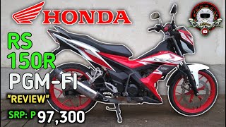 HONDA RS 150R PGMFI REVIEW amp TEST DRIVE  AJDIAMON [upl. by Erny]