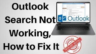 How to Fix Outlook Search Not Working [upl. by Ardle]