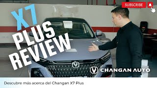 Review  Changan X7 Plus Exterior Interior Tecnología Seguridad 3 Filas de Asientos  Honduras [upl. by Arekat671]